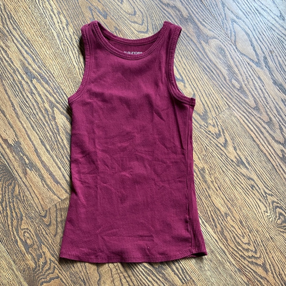 Maurices Dark Red Tank Top
